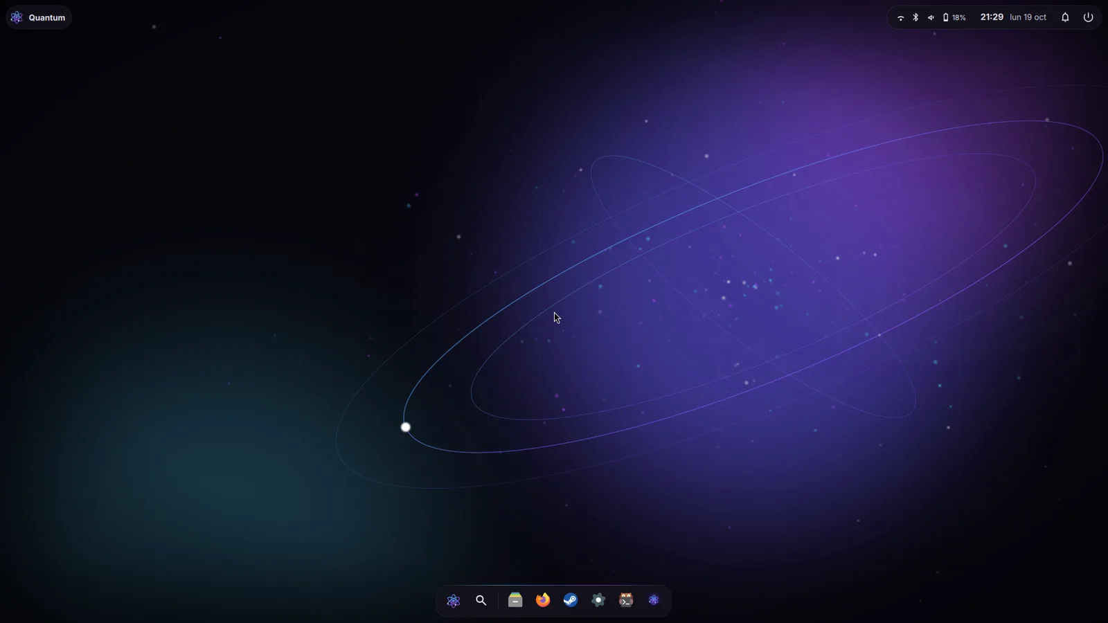 Captura de Quantum Linux